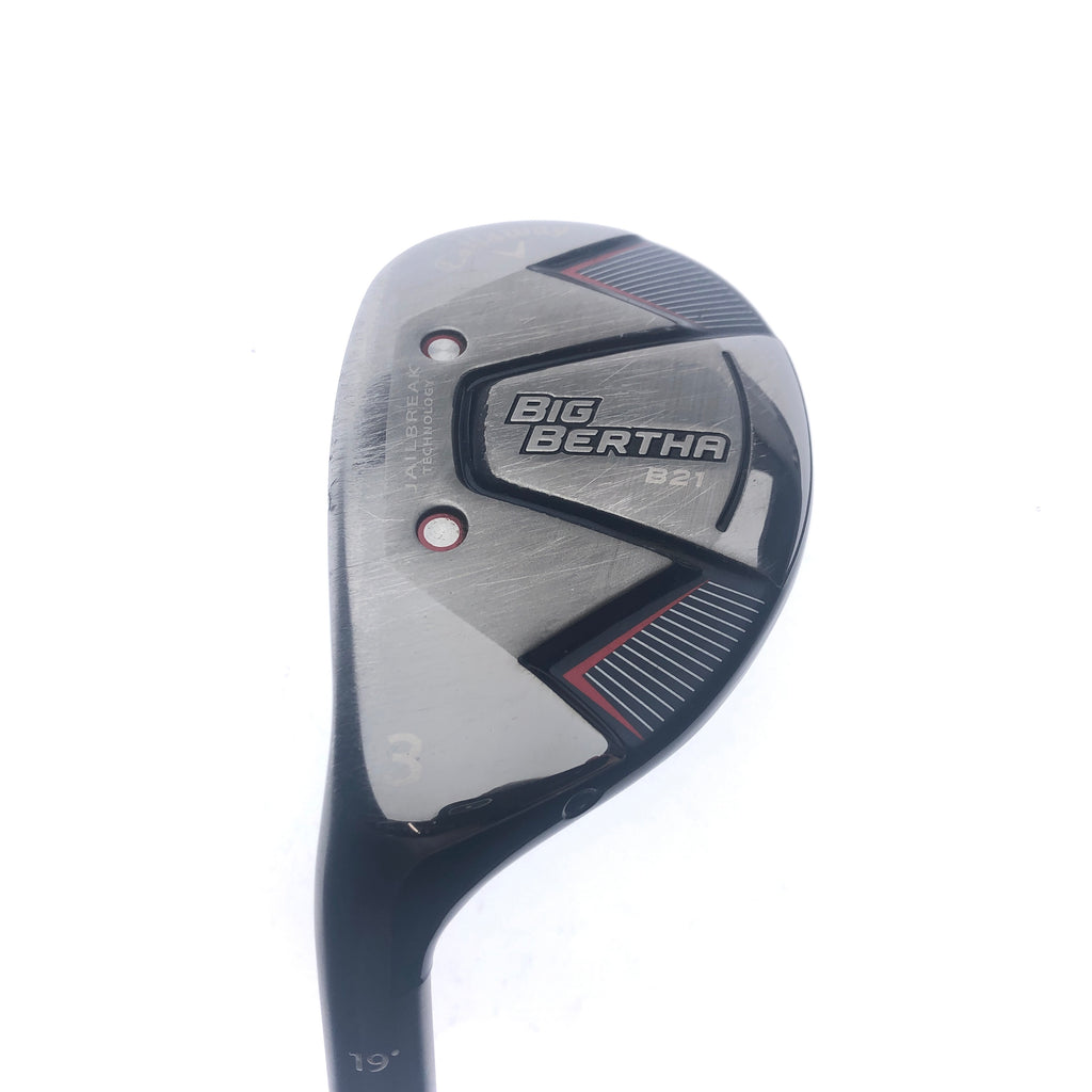 Used Callaway Big Bertha B21 3 Hybrid / 19 Degrees / Regular Flex / Left-Handed