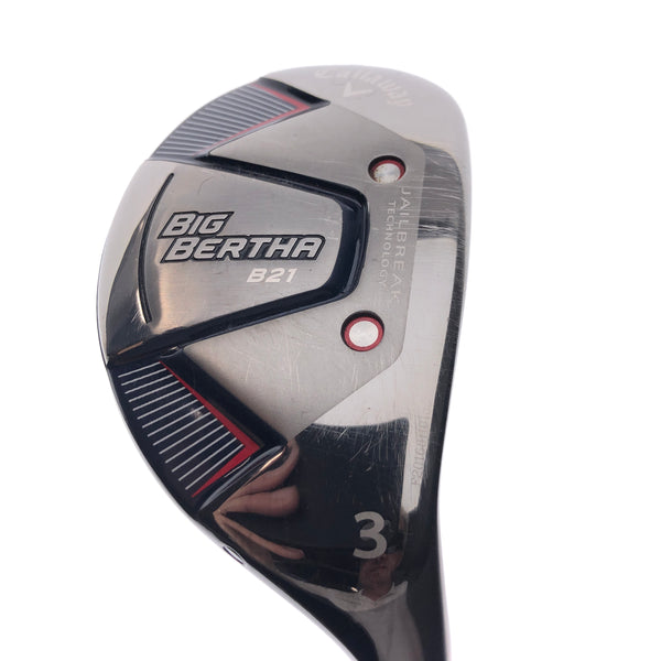 Used Callaway Big Bertha B21 3 Hybrid / 19 Degrees / Stiff Flex