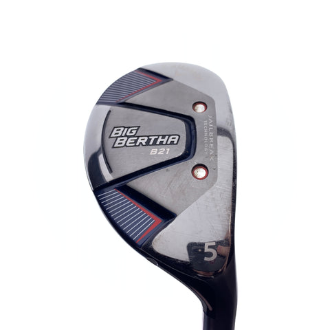 Used Callaway Big Bertha B21 5 Hybrid / 24 Degrees / Regular Flex