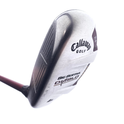 Used Callaway Big Bertha Diablo 4 Hybrid / 24 Degrees / A Flex