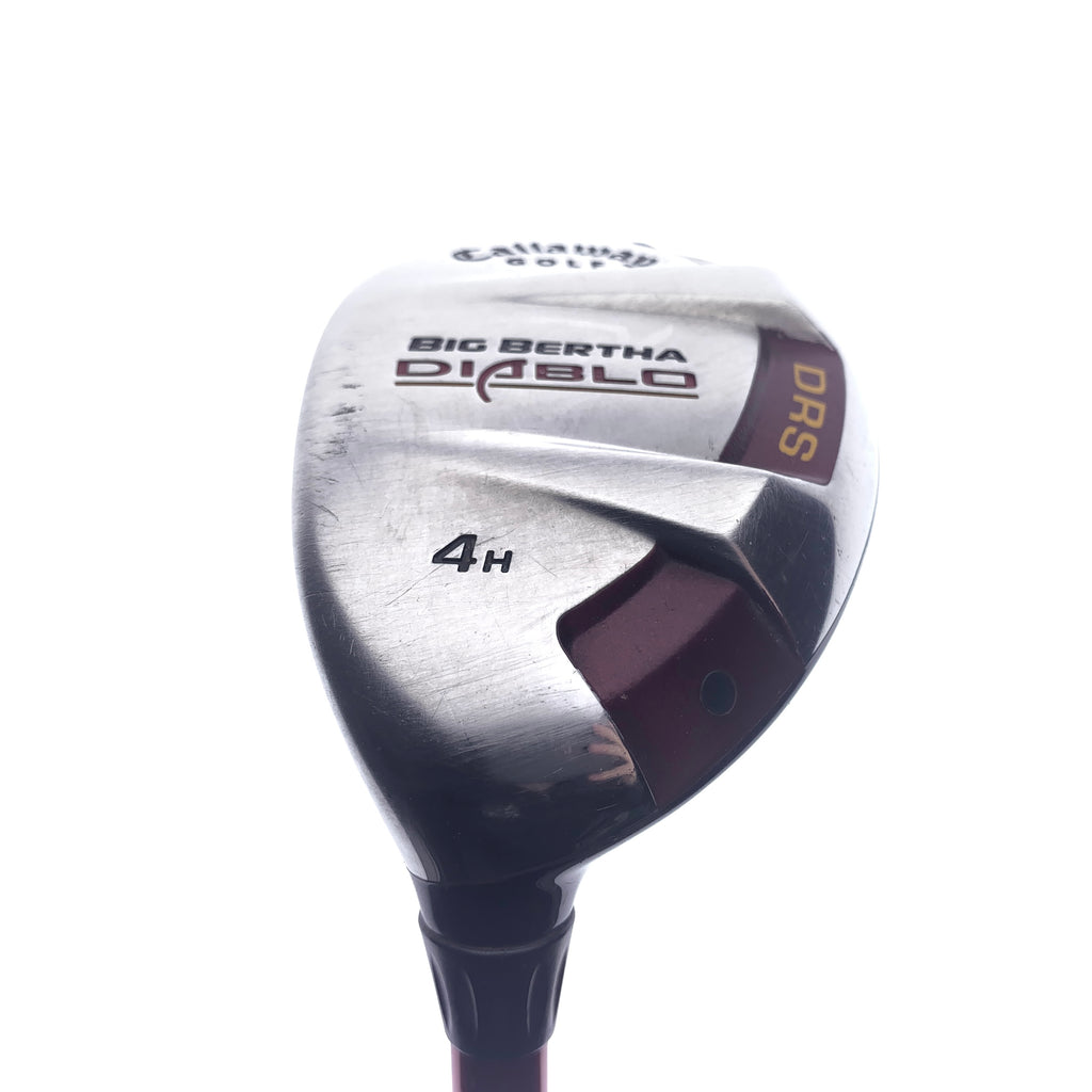 Used Callaway Big Bertha Diablo 4 Hybrid / 24 Degrees / A Flex