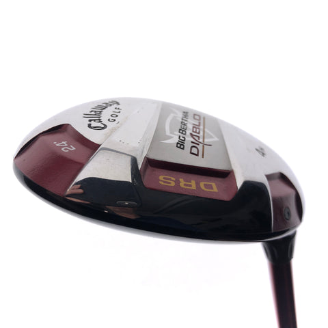 Used Callaway Big Bertha Diablo 4 Hybrid / 24 Degrees / Stiff Flex
