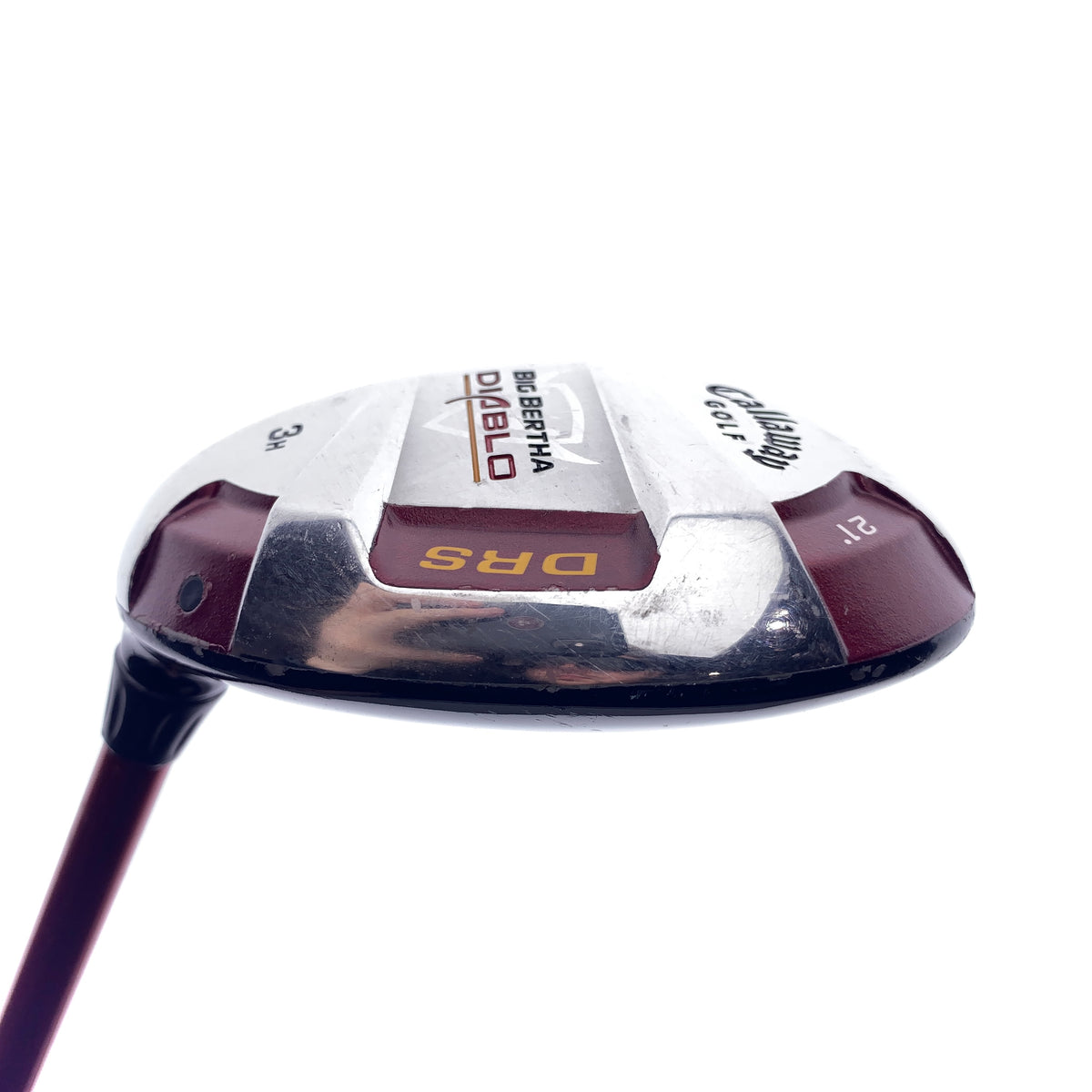 Used Callaway Big Bertha Diablo 4 Hybrid / 24 Degrees / Stiff Flex /Left-Handed
