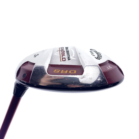 Used Callaway Big Bertha Diablo 4 Hybrid / 24 Degrees / Stiff Flex /Left-Handed