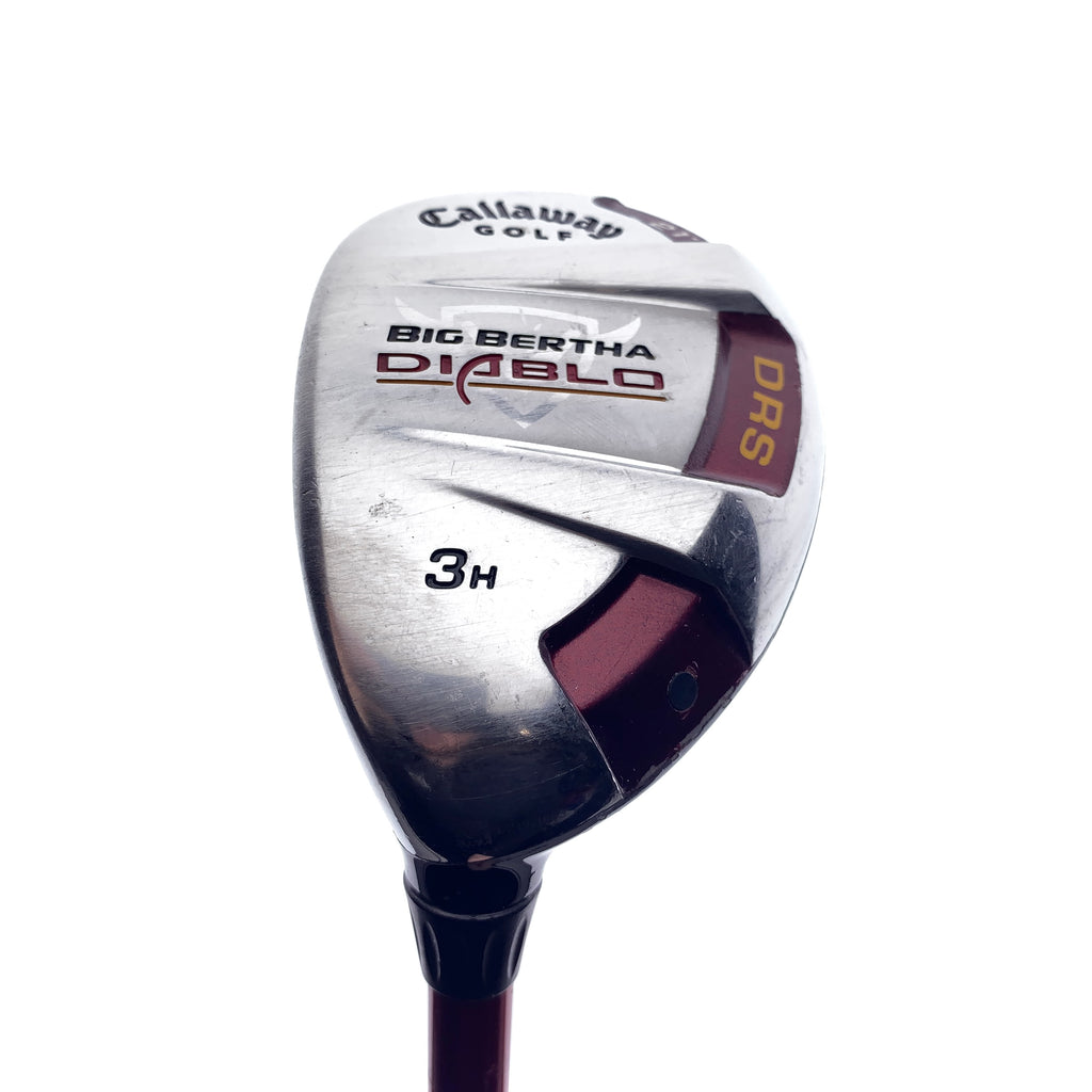 Used Callaway Big Bertha Diablo 4 Hybrid / 24 Degrees / Stiff Flex /Left-Handed