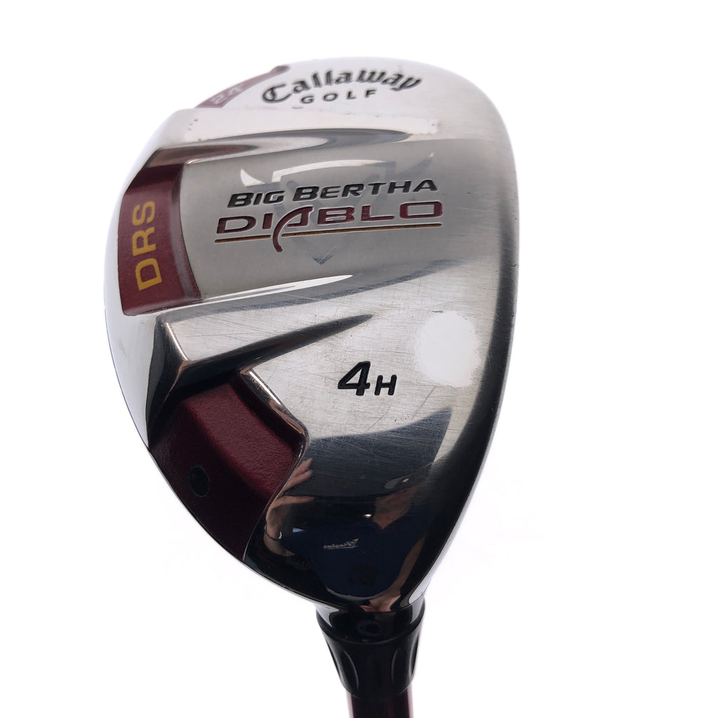Used Callaway Big Bertha Diablo 4 Hybrid / 24 Degrees / Stiff Flex