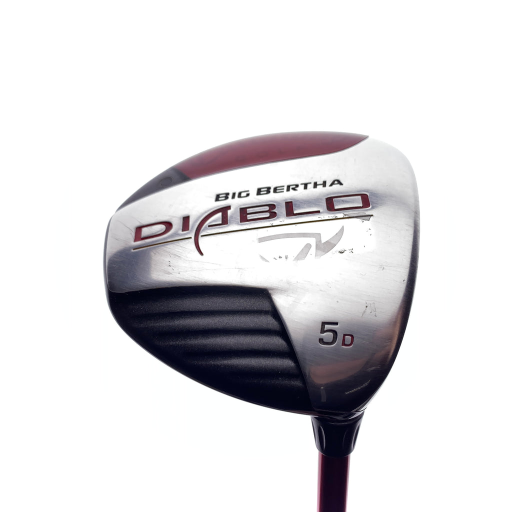 Used Callaway Big Bertha Diablo 5 Fairway Wood / 18 Degrees / A Flex