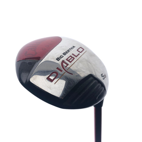 Used Callaway Big Bertha Diablo 5 Fairway Wood / 18 Degrees / Regular Flex