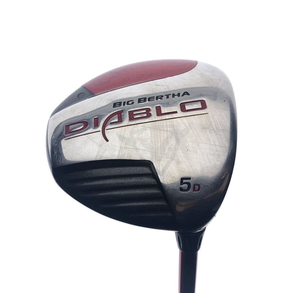 Used Callaway Big Bertha Diablo 5 Fairway Wood / 18 Degrees / Regular Flex