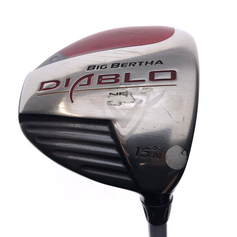 Used Callaway Big Bertha Diablo 5 Fairway Wood / 18 Degrees / Stiff Flex