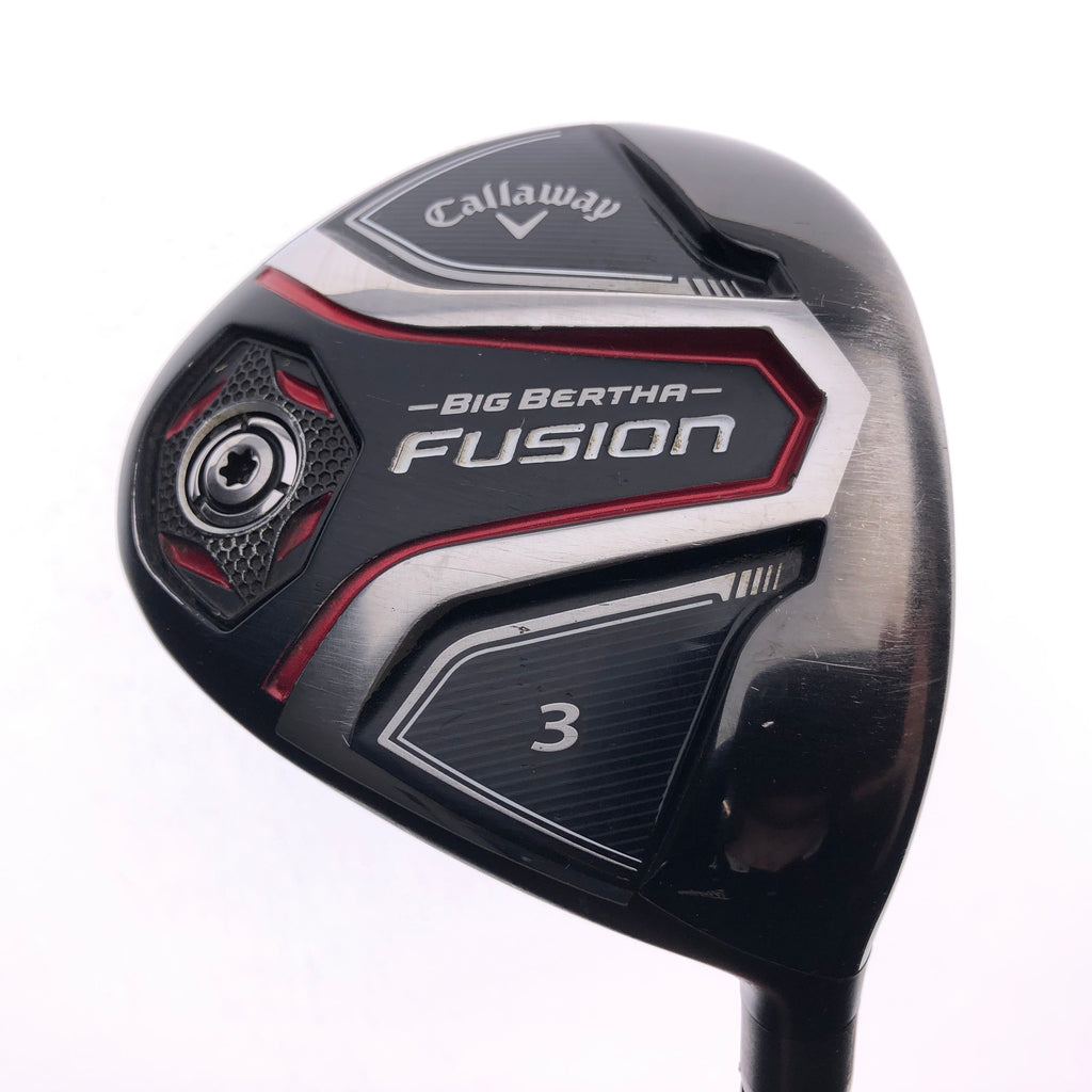 Used Callaway Big Bertha Fusion 2016 3 Fairway Wood / 15 Degrees / Stiff Flex