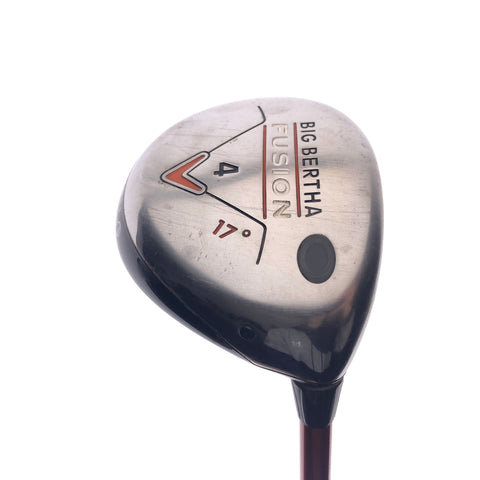 Used Callaway Big Bertha Fusion 4 Fairway Wood / 17 Degrees / A Flex