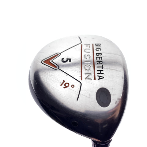 Used Callaway Big Bertha Fusion 5 Fairway Wood / 19 Degrees / Regular Flex