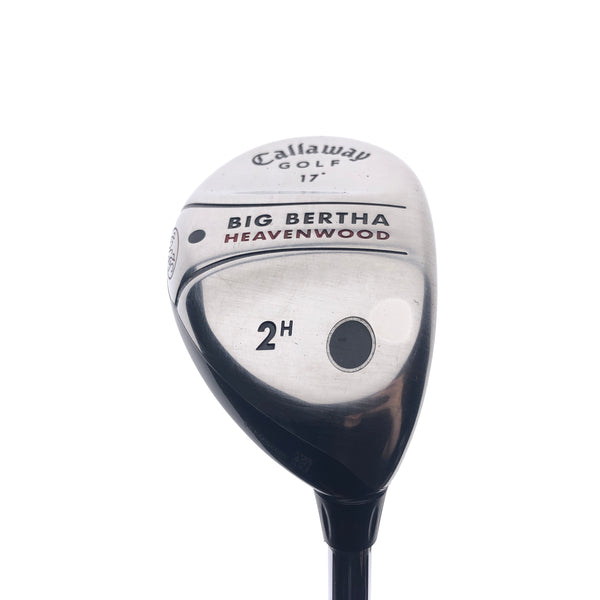 Used Callaway Big Bertha Heavenwood 2 Hybrid / 17 Degrees / Uniflex