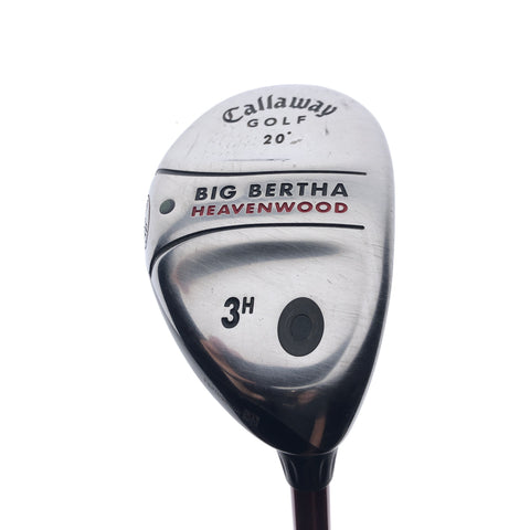 Used Callaway Big Bertha Heavenwood 3 Hybrid / 20 Degrees / Regular Flex