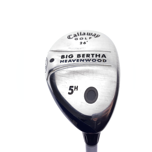 Used Callaway Big Bertha Heavenwood 5 Hybrid / 26 Degrees / Ladies Flex
