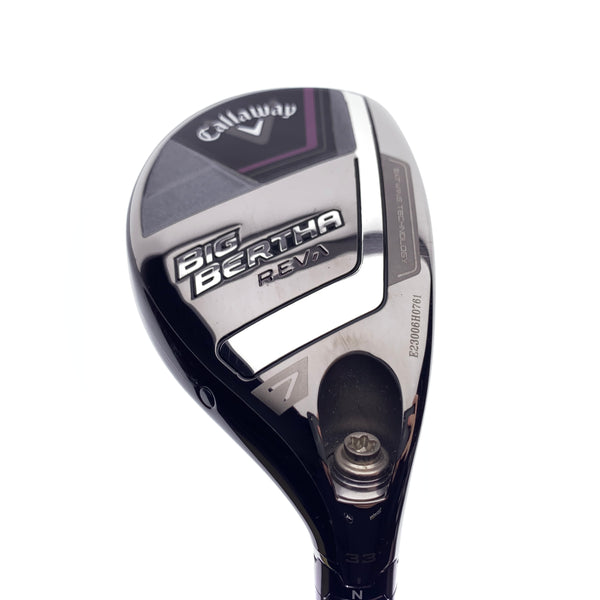 Used Callaway Big Bertha Reva 23 7 Hybrid / 33 Degrees / Ladies Flex