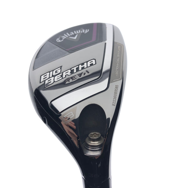 Used Callaway Big Bertha Reva 23 8 Hybrid / 36 Degrees / Ladies Flex