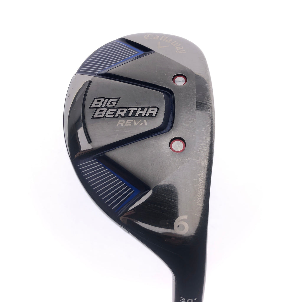 Used Callaway Big Bertha Reva 6 Hybrid / 30 Degrees / Ladies Flex