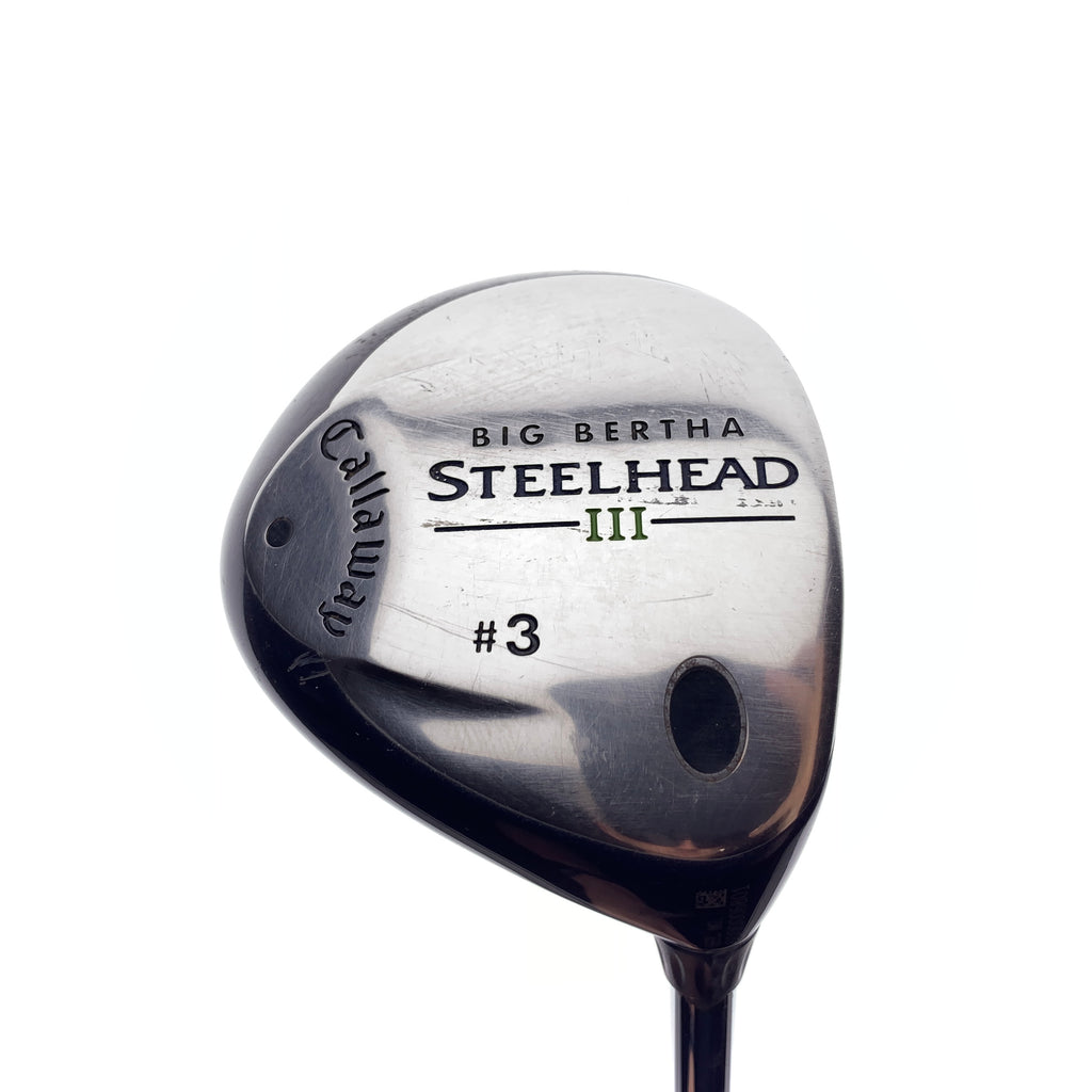 Used Callaway Big Bertha Steelhead III 3 Fairway Wood / 15.0 Degrees / Uniflex