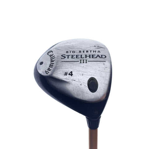 Used Callaway Big Bertha Steelhead III 4 Fairway Wood / 17 Degrees / Stiff Flex