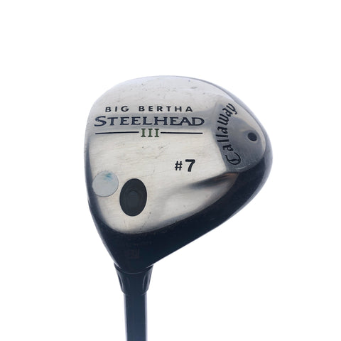 Used Callaway Big Bertha Steelhead III 7 Fairway Wood / Regular / Left-Handed