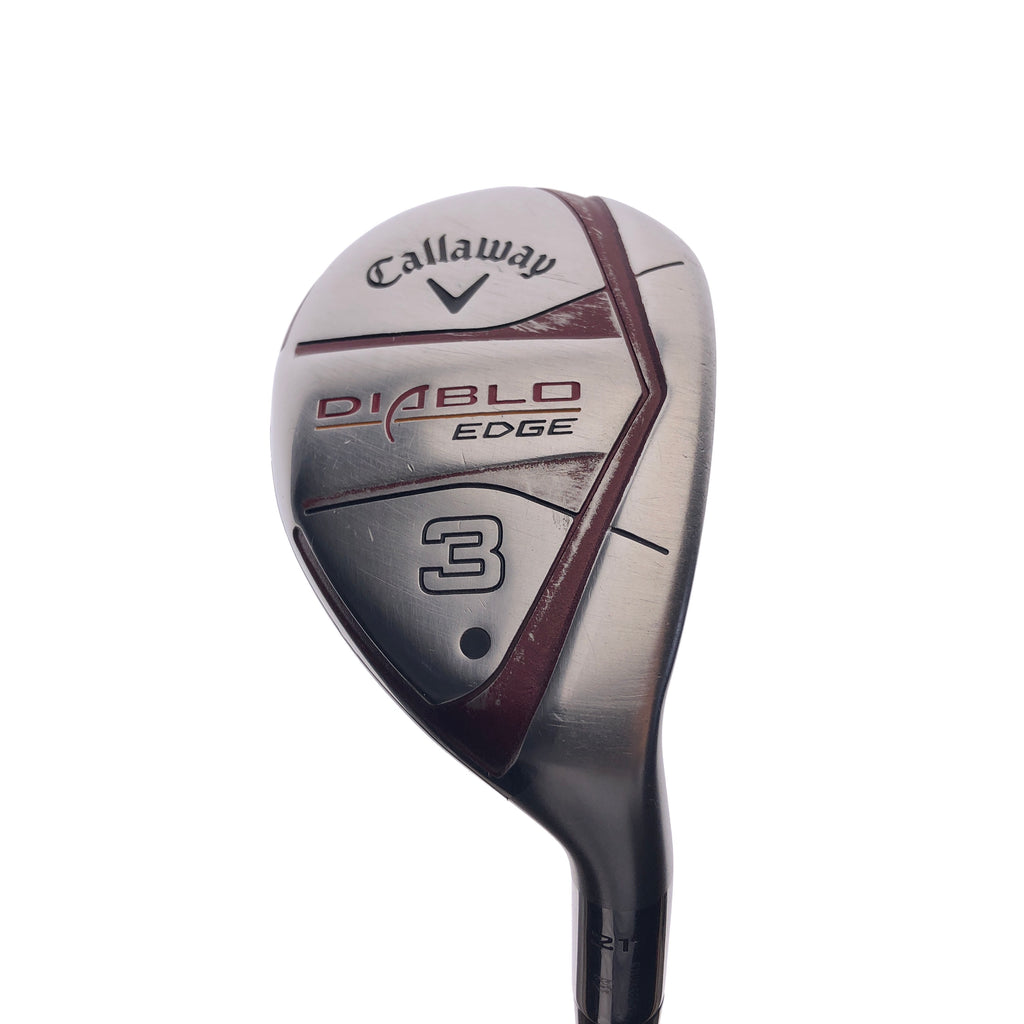 Used Callaway Diablo Edge 3 Hybrid / 21 Degrees / Stiff Flex