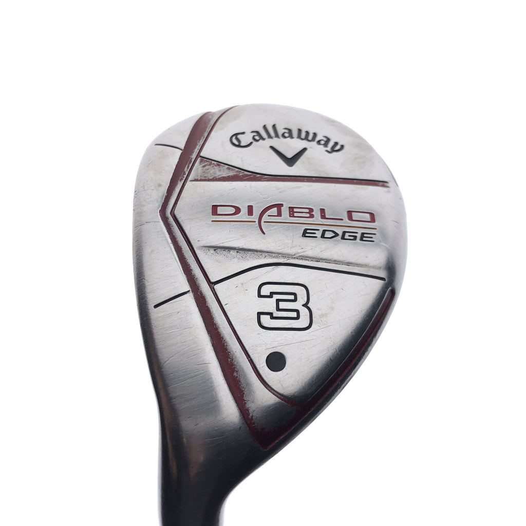 Used Callaway Diablo Edge 3 Hybrid / 21.0 Degrees / Regular Flex / Left-Handed