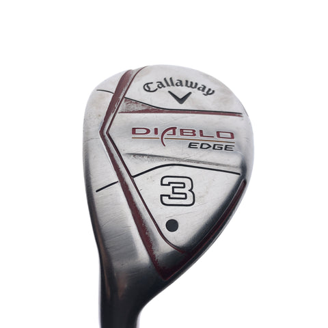 Used Callaway Diablo Edge 3 Hybrid / 21.0 Degrees / Regular Flex / Left-Handed