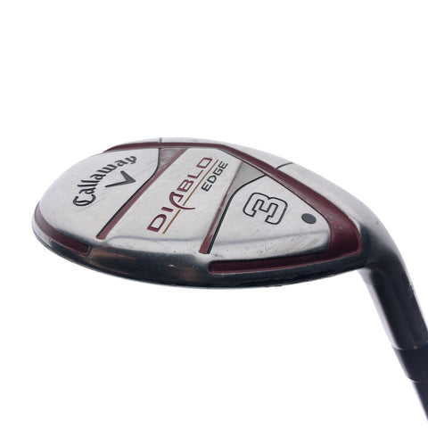 Used Callaway Diablo Edge 3 Hybrid / 21.0 Degrees / Stiff Flex