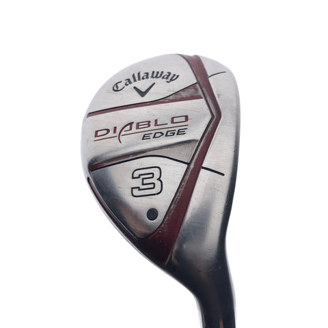 Used Callaway Diablo Edge 3 Hybrid / 21.0 Degrees / Stiff Flex