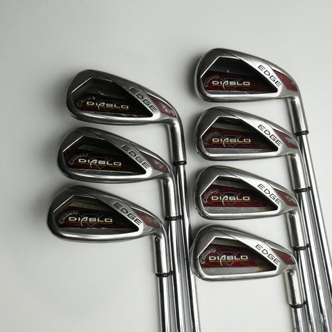 Used Callaway Diablo Edge Iron Set / 4 - PW / Regular Flex