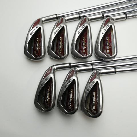 Used Callaway Diablo Edge Iron Set / 4 - PW / Regular Flex