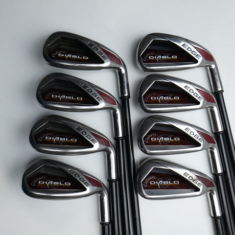 Used Callaway Diablo Edge Iron Set / 4 - SW / Regular Flex