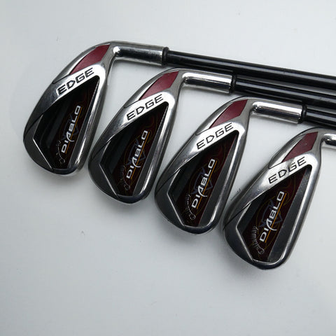 Used Callaway Diablo Edge Iron Set / 4 - SW / Regular Flex