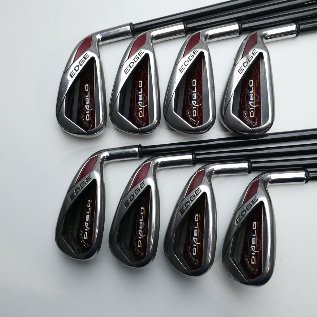 Used Callaway Diablo Edge Iron Set / 4 - SW / Regular Flex