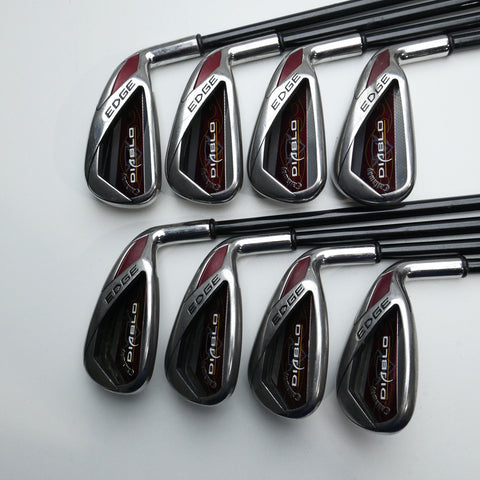 Used Callaway Diablo Edge Iron Set / 4 - SW / Regular Flex