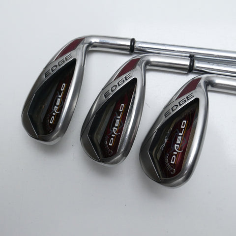 Used Callaway Diablo Edge Iron Set / 5 - SW / Uniflex