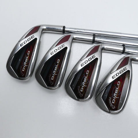 Used Callaway Diablo Edge Iron Set / 5 - SW / Uniflex