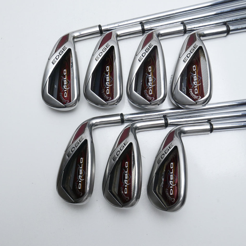 Used Callaway Diablo Edge Iron Set / 5 - SW / Uniflex