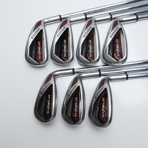 Used Callaway Diablo Edge Iron Set / 5 - SW / Uniflex