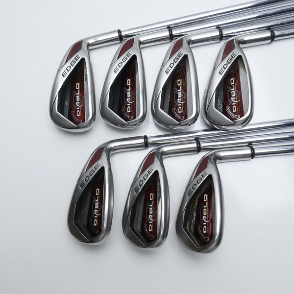 Used Callaway Diablo Edge Iron Set / 5 - SW / Uniflex