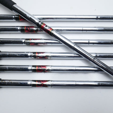 Used Callaway Diablo Edge Iron Set / 6 - SW + AW / Uniflex / Left-Handed