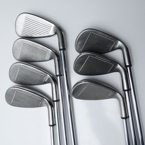 Used Callaway Diablo Edge Iron Set / 6 - SW + AW / Uniflex / Left-Handed