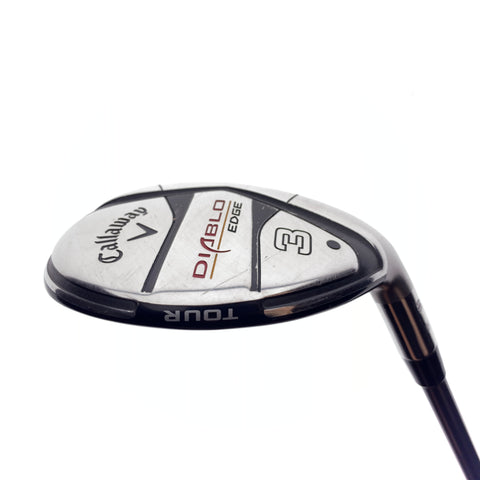Used Callaway Diablo Edge Tour 3 Hybrid / 21.0 Degrees / Regular Flex