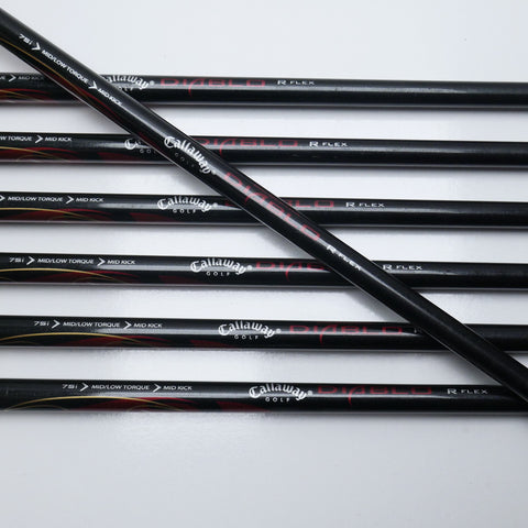 Used Callaway Diablo Forged Iron Set / 4 - PW / Regular Flex
