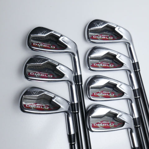 Used Callaway Diablo Forged Iron Set / 4 - PW / Regular Flex