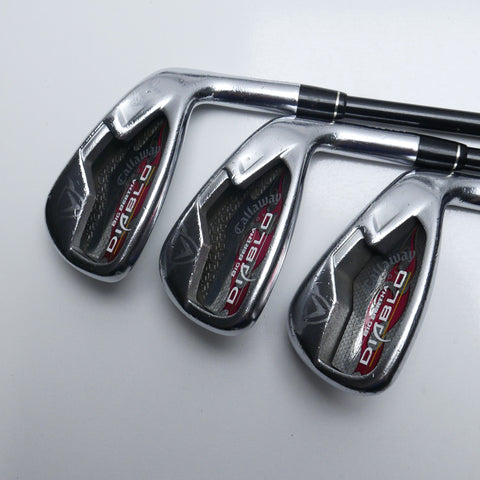 Used Callaway Diablo Forged Iron Set / 4 - PW / Regular Flex