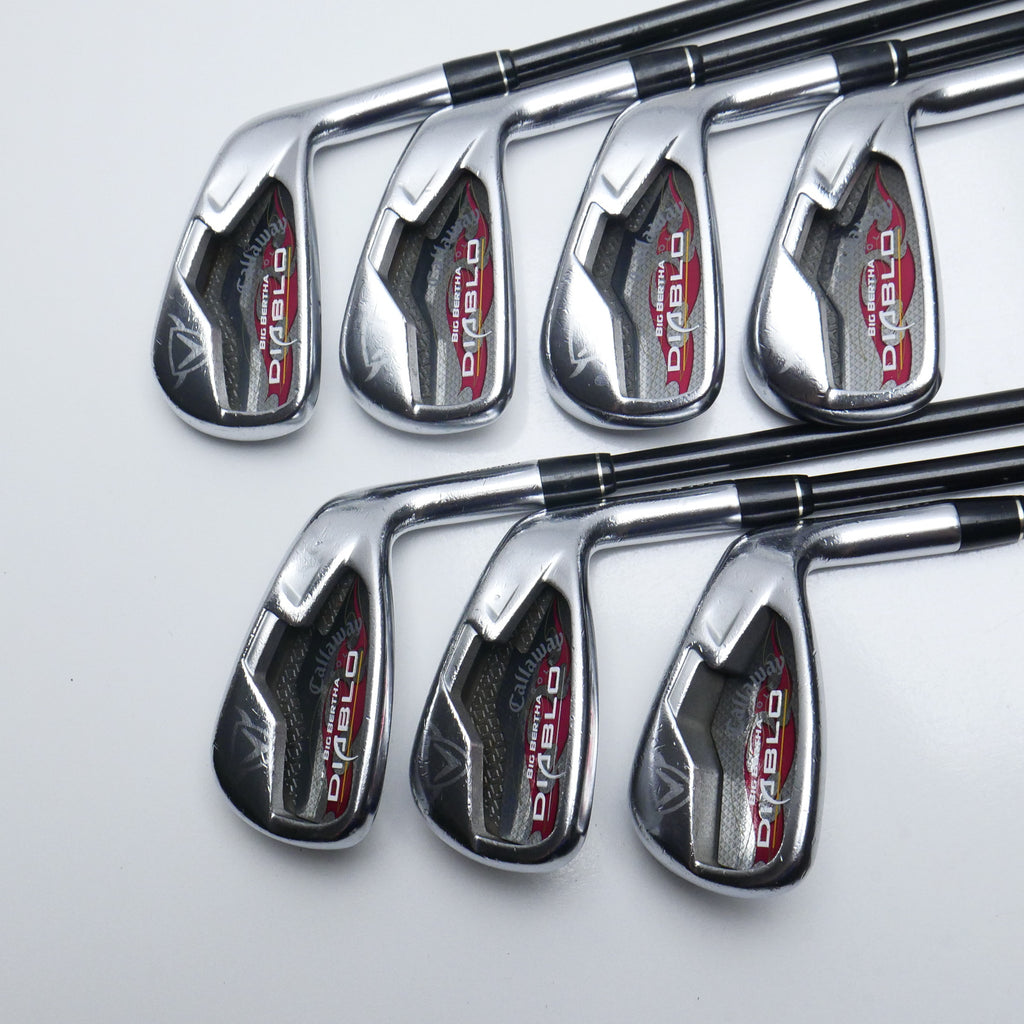Used Callaway Diablo Forged Iron Set / 4 - PW / Regular Flex