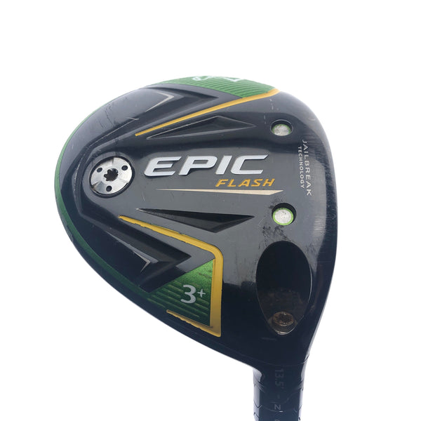 Used Callaway EPIC Flash 3+ Fairway Wood / 13.5 Degrees / Regular Flex